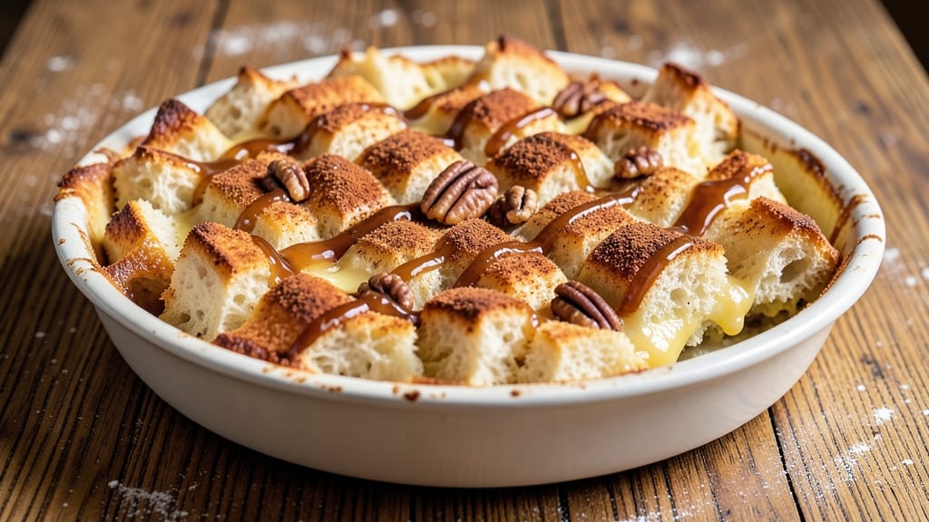 Abuelo's Mexican Bread Pudding Recipe: Cinnamon-Spiced Crunch and Caramelized Corn Flour Magic