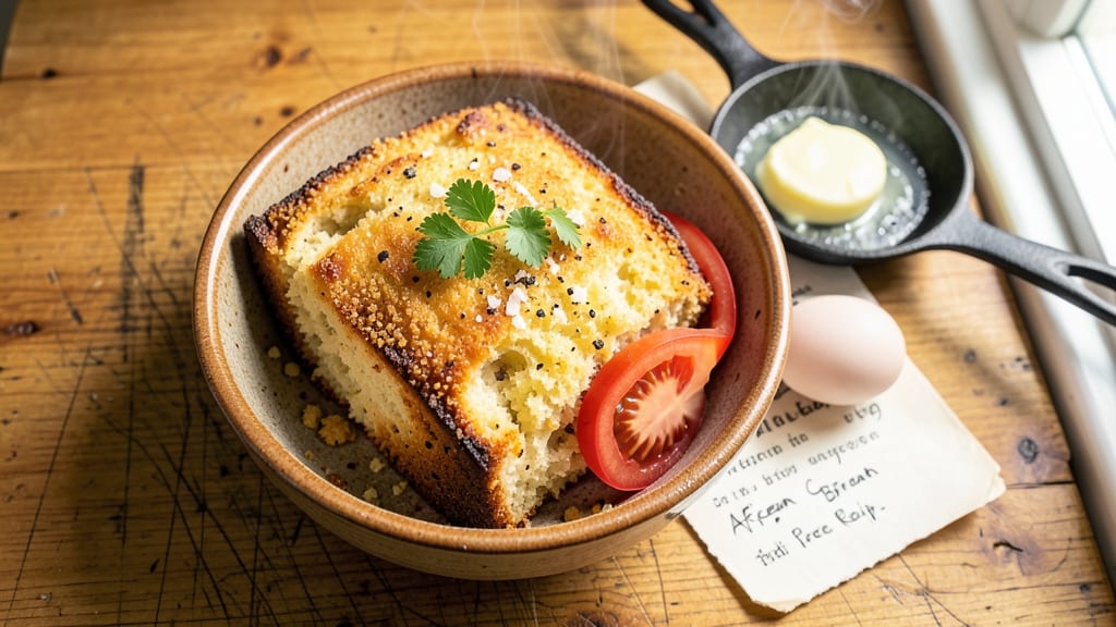 African Corn Bread Recipe: Spiced Cornmeal Crust With Nutty Depth