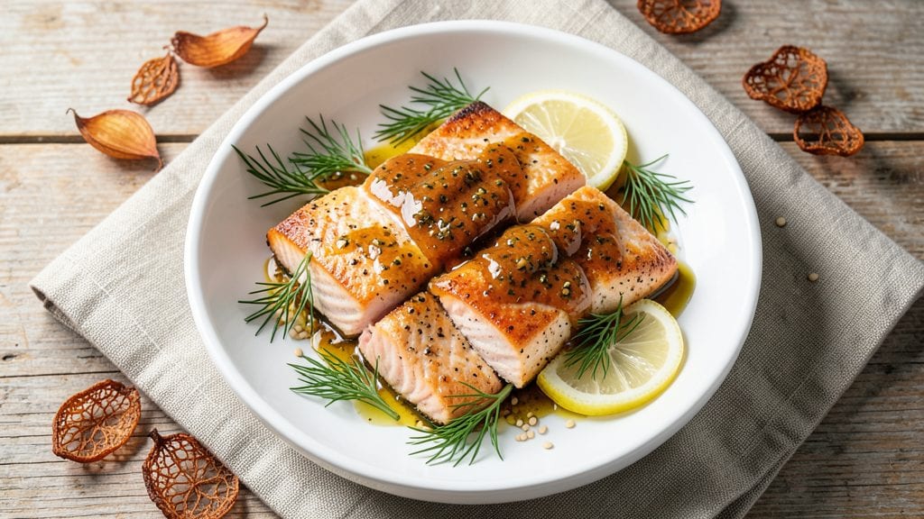 Natasha's Kitchen Baked Salmon Recipe: Lemon-Dill Crust With Flaky Perfection