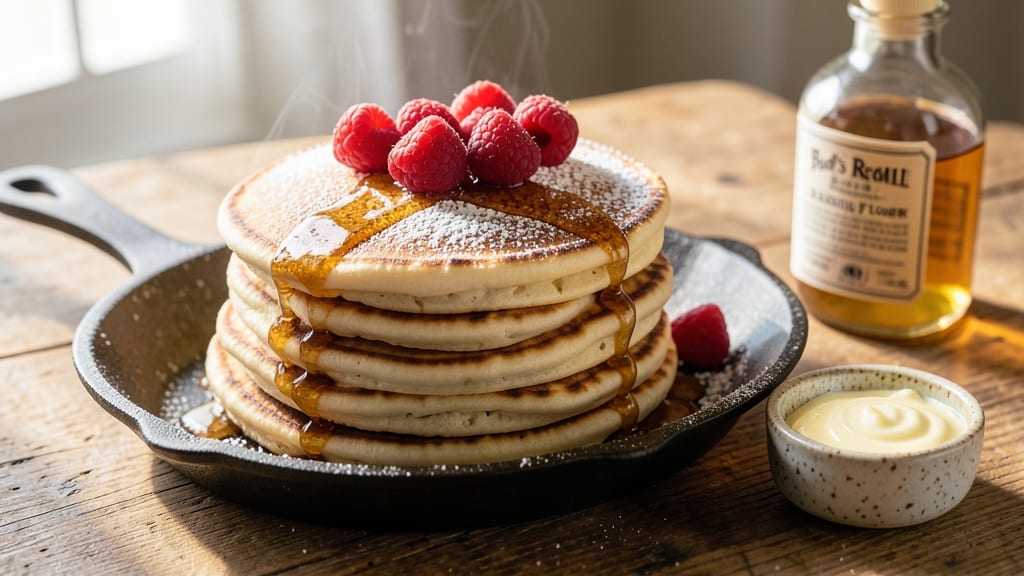 Bob's Red Mill Pancake Recipe: Fluffy Stacks With Vanilla-Infused Swirls