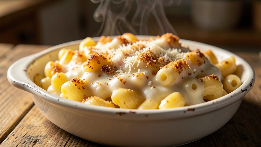 Copycat Outback Mac and Cheese Recipe: Crispy Cornbread Topping, Melty Cheese Magic