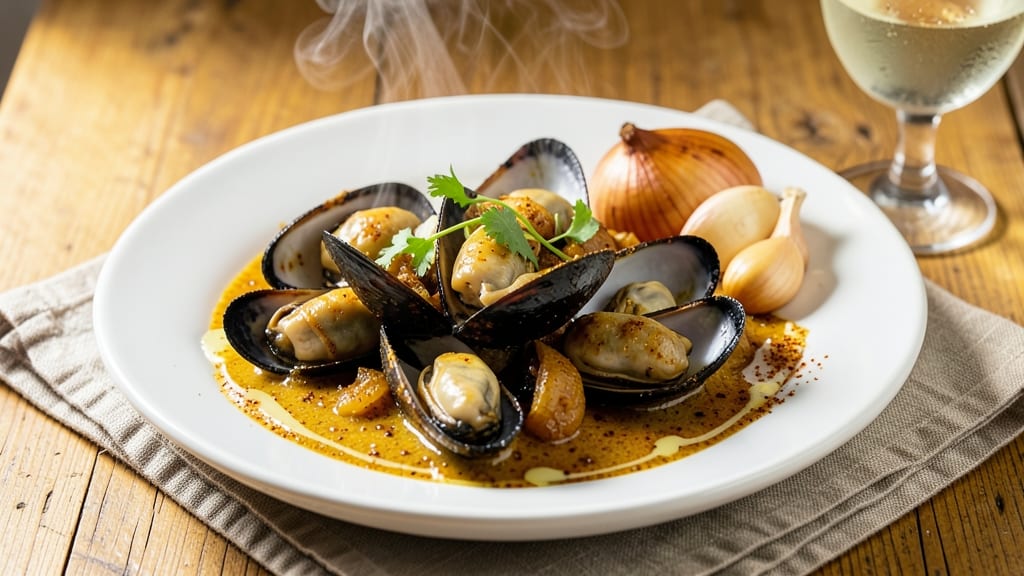 Curried Mussels Recipe: Spiced Tomato Cream With Briny Freshness