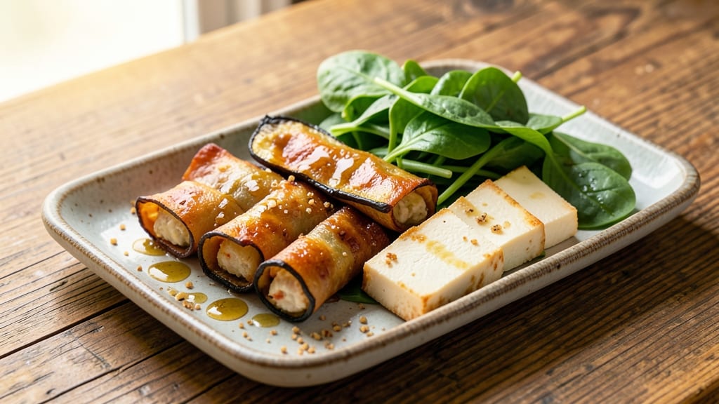 Eggplant Rolls Recipe: Crispy Cornmeal-Wrapped Bites with Hidden Spinach
