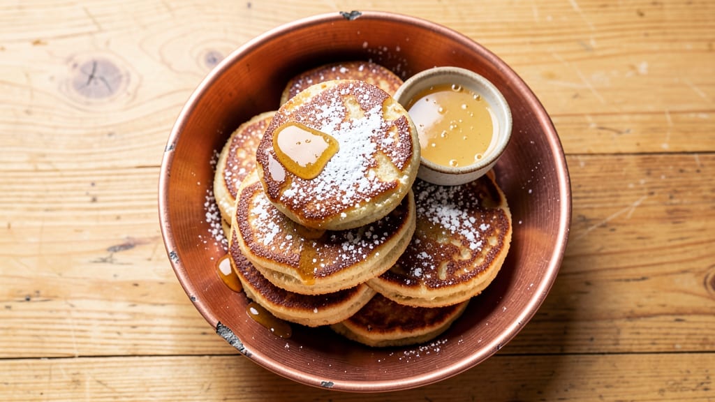 Fry Cake Recipe: Buttery Pancake Stacks With Warm Vanilla Swirls