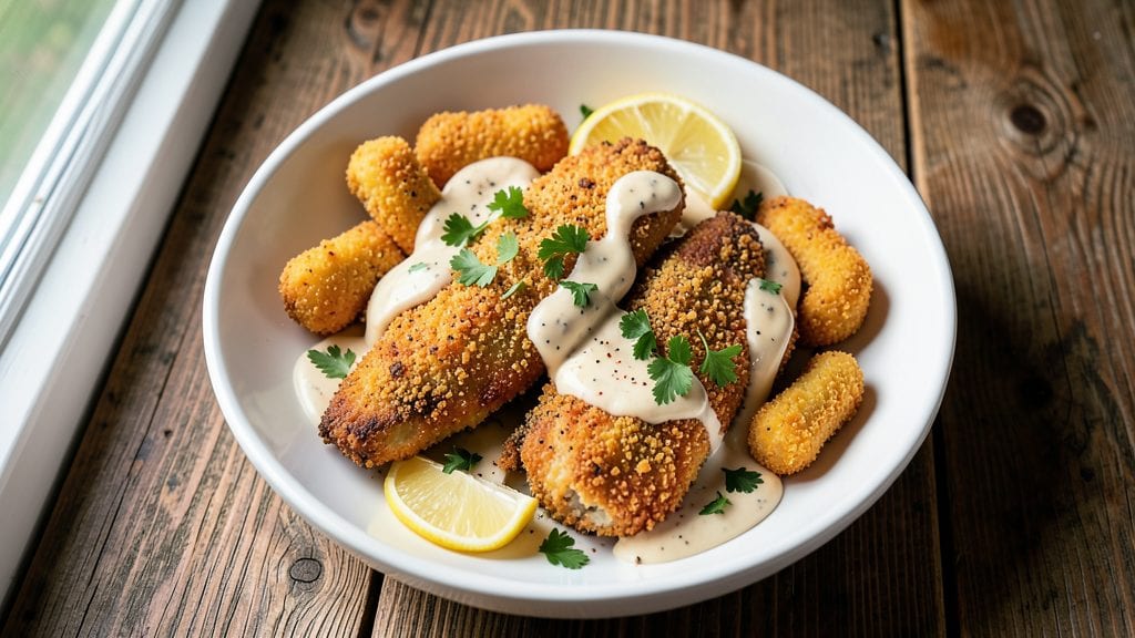 Paula Deen's Fried Fish Recipe: Crispy Cornmeal Crunch With Zesty Lemon Twist