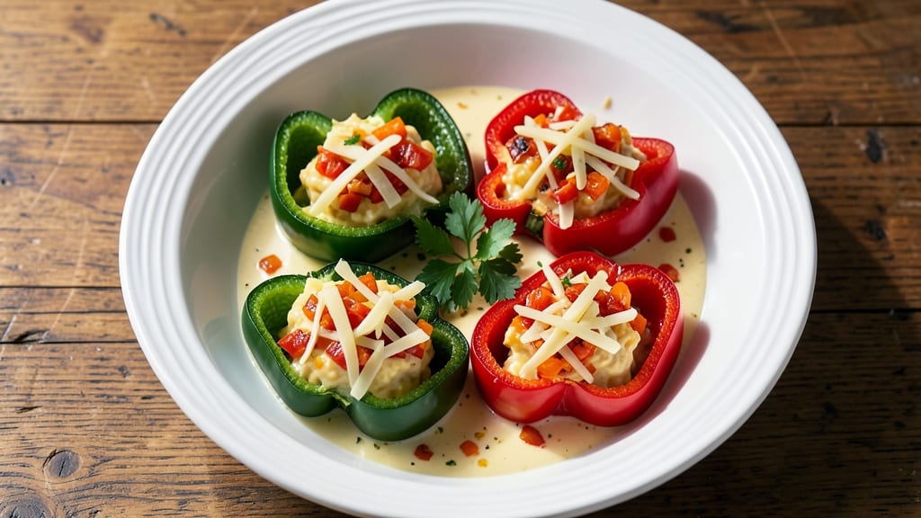 Pimento Cheese Stuffed Peppers Recipe: Smoky Cheddar and Roasted Pepper Fusion