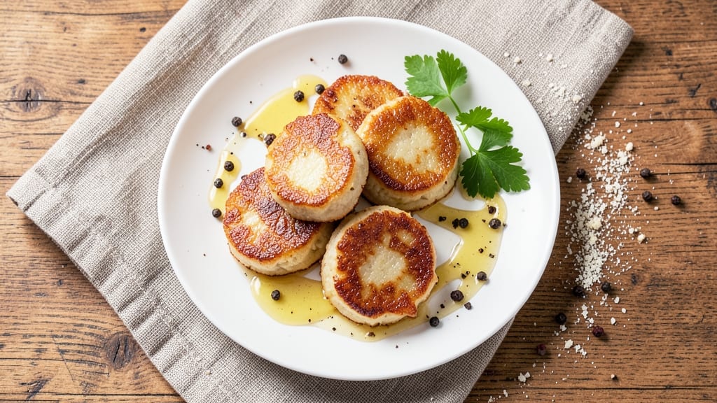 Scallop Cakes Recipe: Golden Cornmeal Crust With Juicy Pink Centers