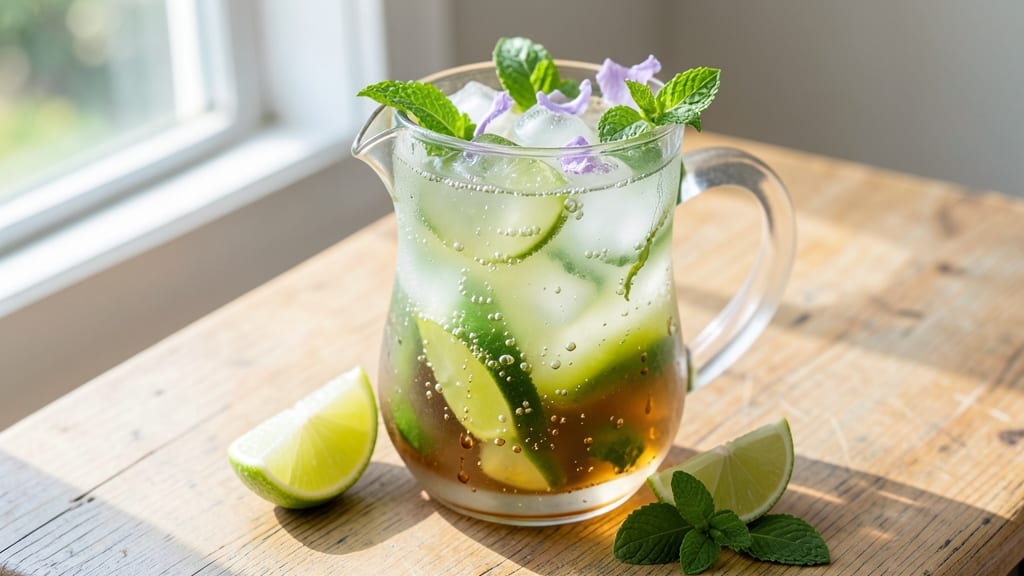 Soda Chanh Recipe: Vietnamese-Style Sour Lime Soup with Fresh Herbs
